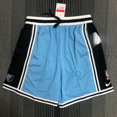 NBA Memphis Grizzlies 2022 training shorts bleu noir